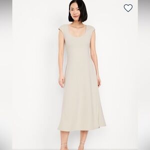 NWT Old Navy Sleeveless Midi Dress in Wishbone - XL